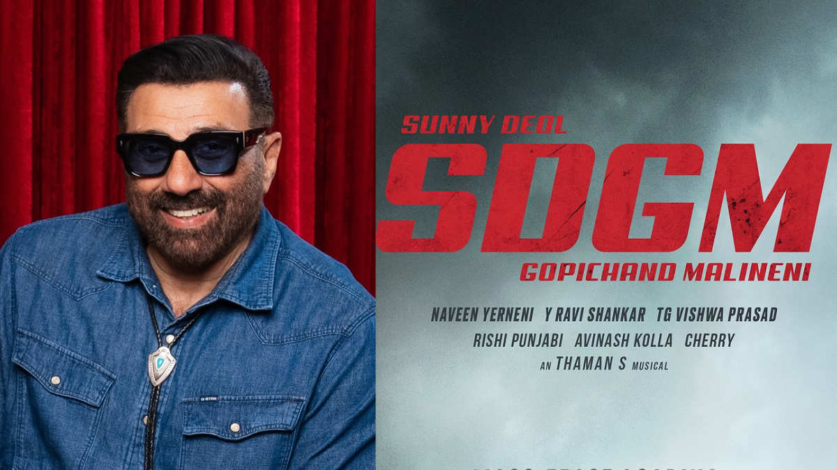 Sunny Deol to make his Telugu debut announces Gopichandh Malineni upcoming film ‘SDGM’