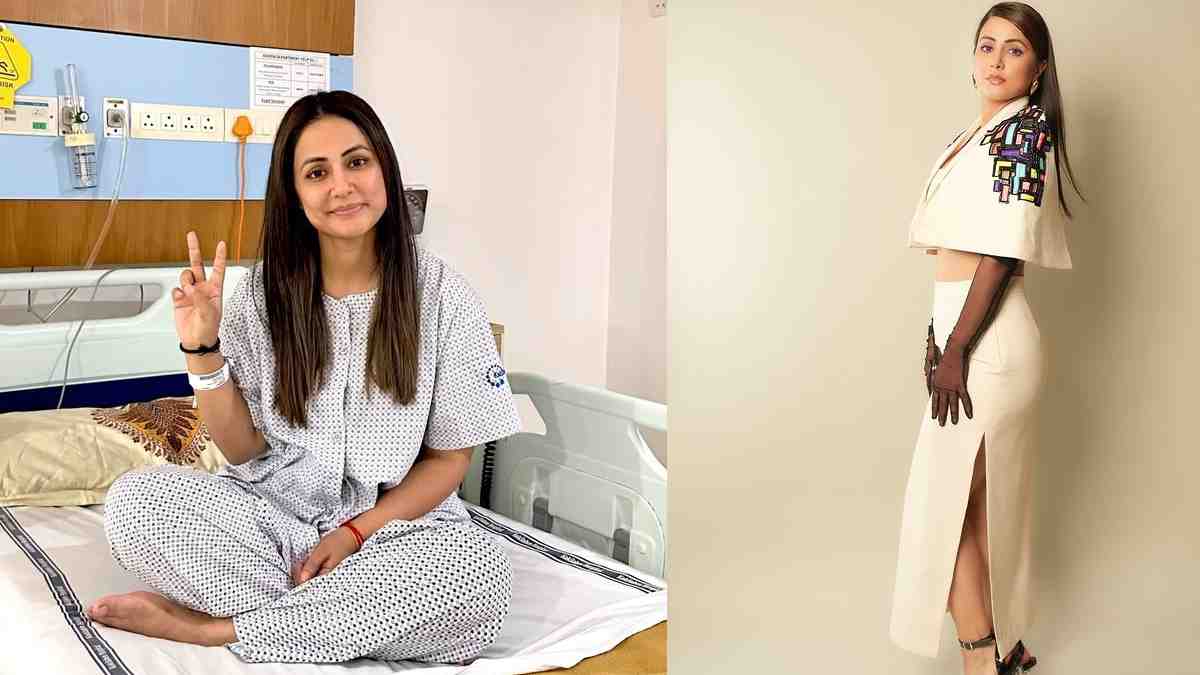 Hina Khan share a video from her first chemo
