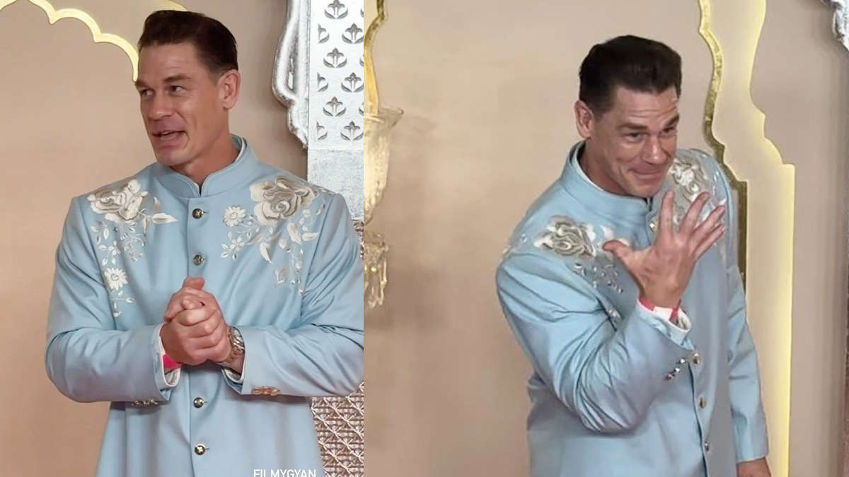 John Cena dressed in traditional Indian outfit for Anant Ambani and ...