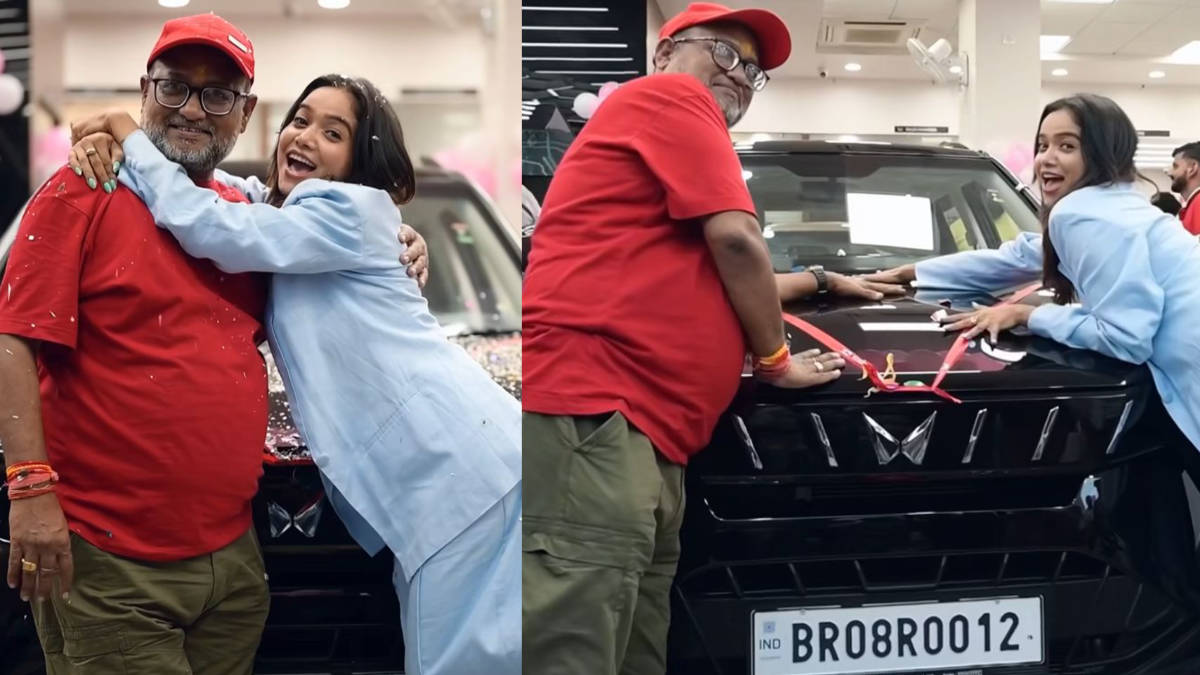 Manisha Rani gifts her Dad a brand new car