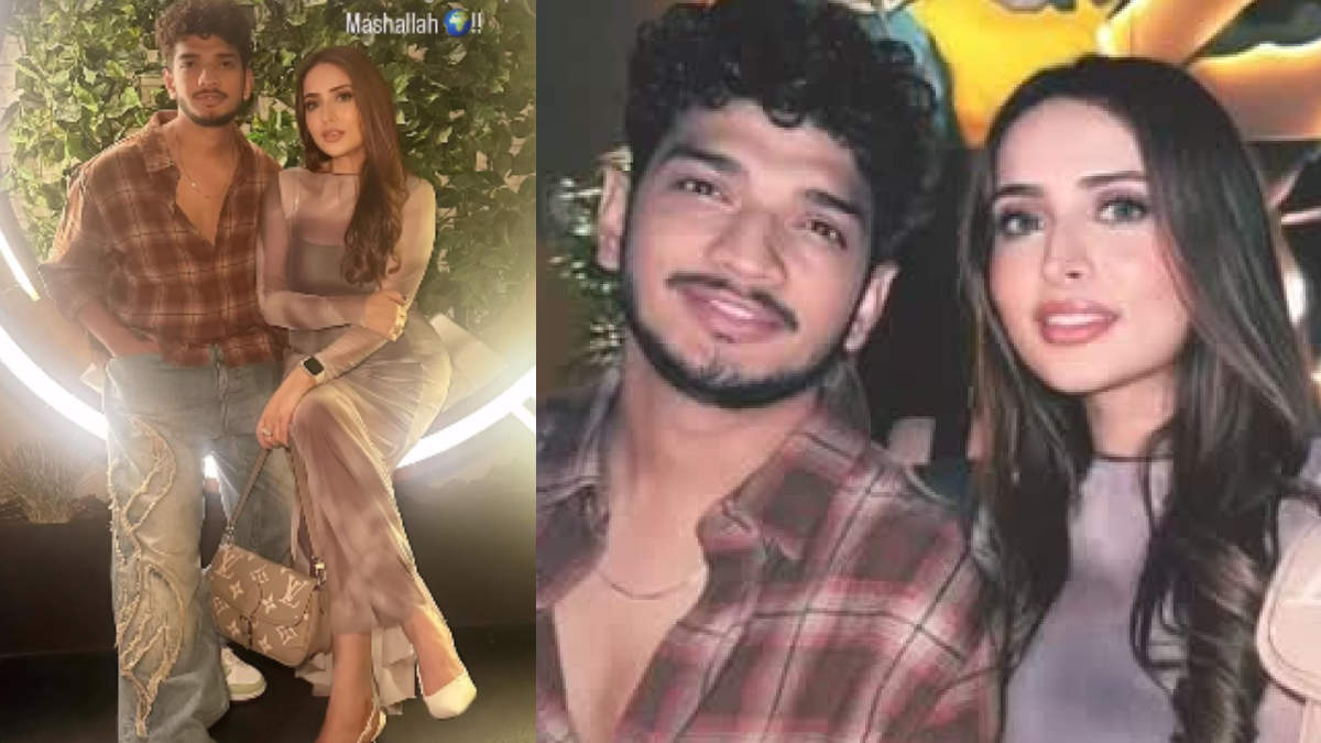 Munawar Faruqui and Mehzabeen share romantic video on their One month Anniversary