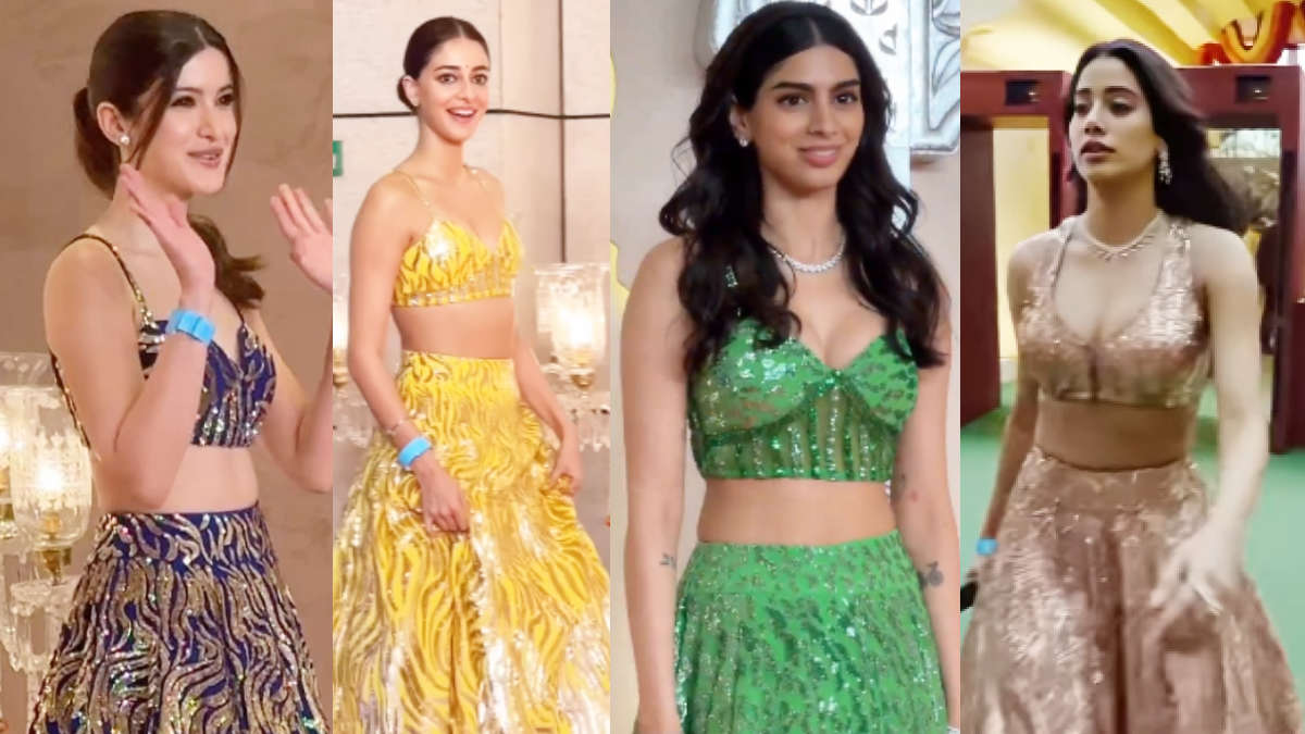 Shanaya Kapoor, Ananya Panday, Khushi Kapoor and Jahnvi Kapoor