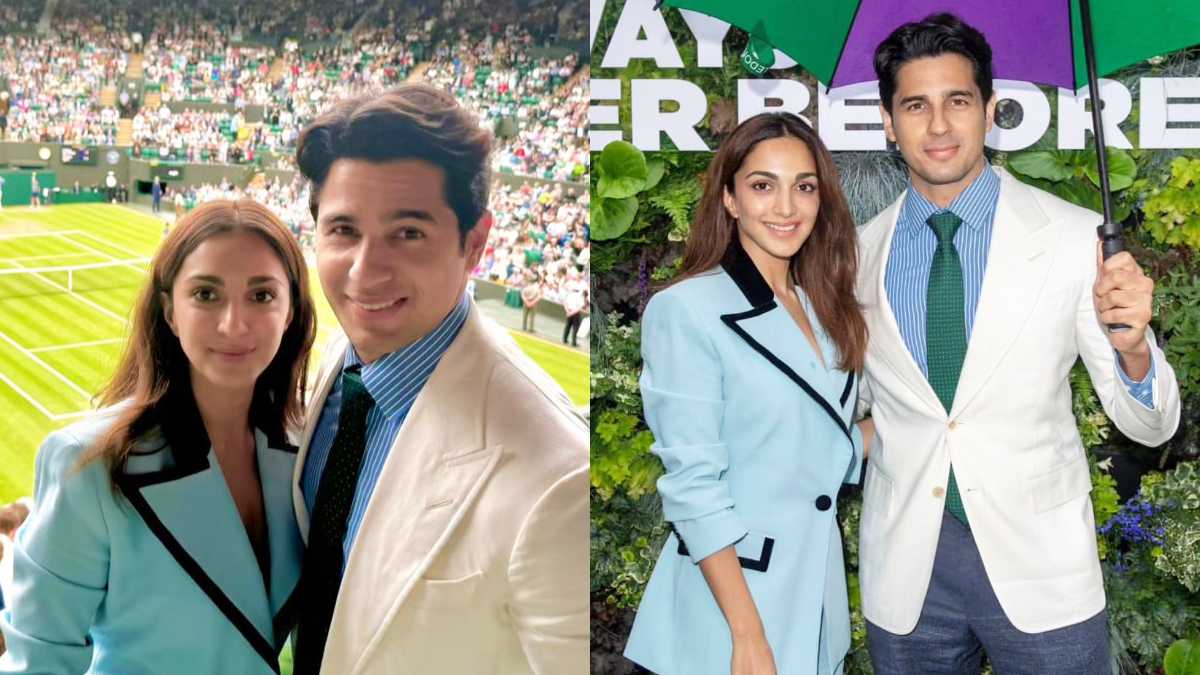 Sidharth Malhotra and Kiara Advani dressed in formals at Wimbledon 2024 ...