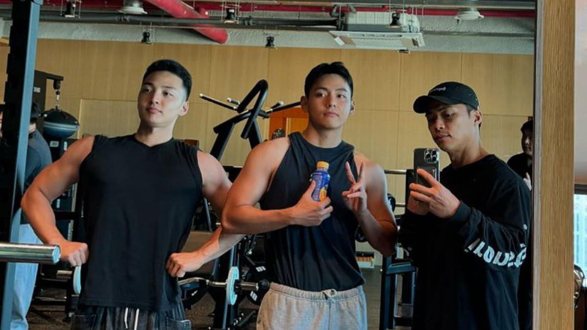 BTS Kim Taehyung flaunts his muscular physique, works out with Kim Min-jae during military vacation