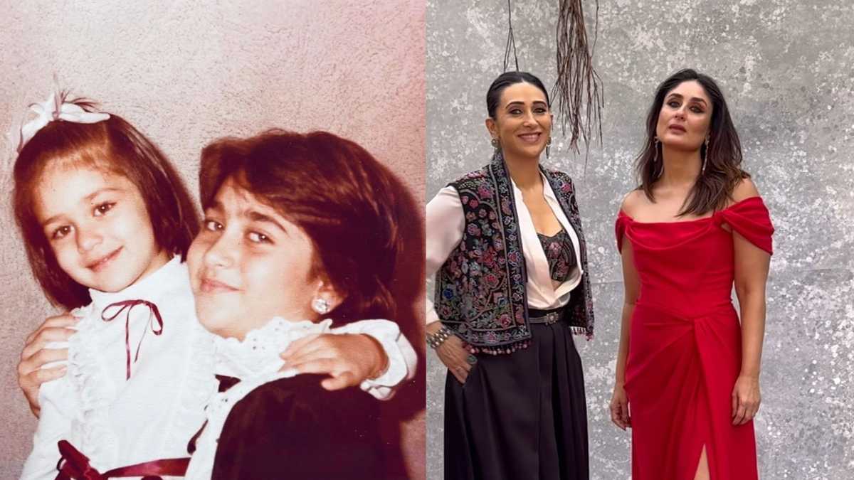 Karisma Kapoor shares throwback pictures of Kareena Kapoor Khan on her birthday says, “Celebrating you always from 4th to 44th together”