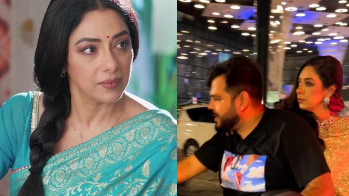 Rupali Ganguly criticised for breaking traffic rules; Fan says, “Helmet ka challan bas gareeb non famous ke liye hi hai kya?”