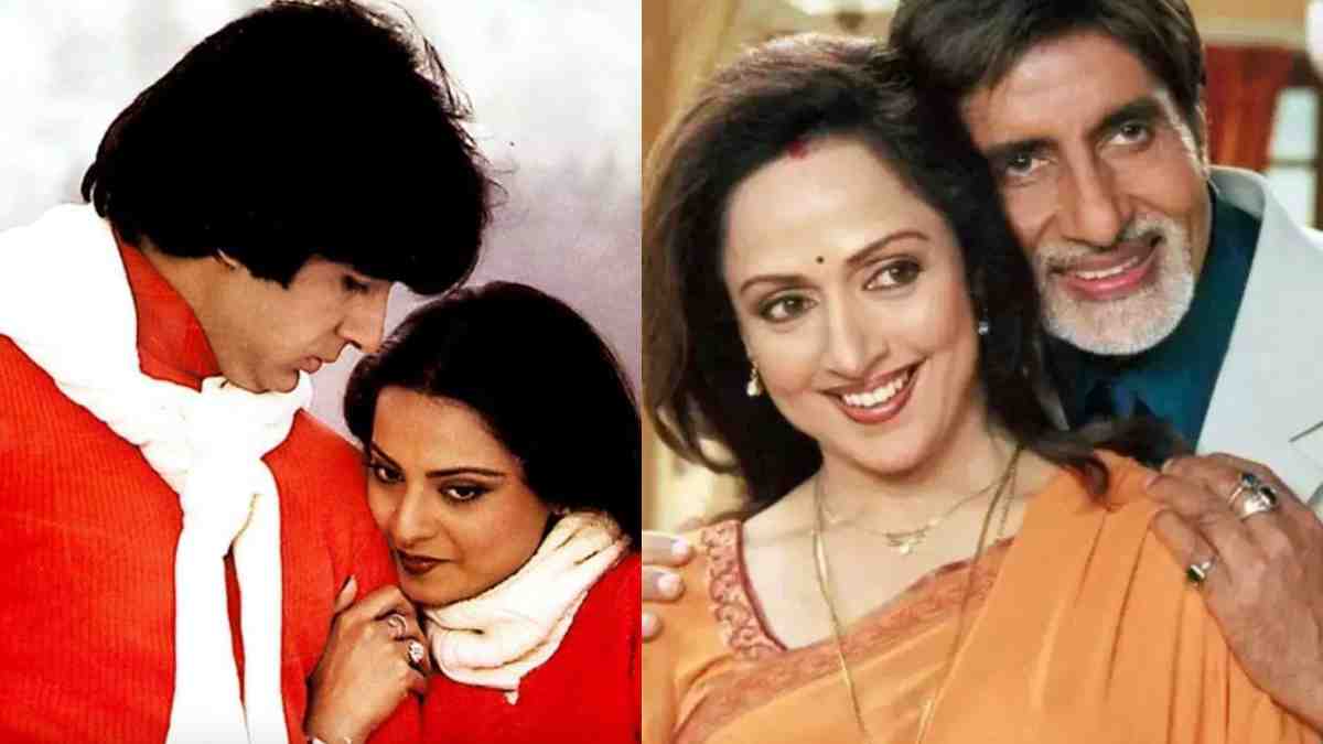 Happy Birthday: Amitabh Bachchan and his favorite heroines – Jaya Bachchan, Rekha, Hema Malini, Rakhee, and others