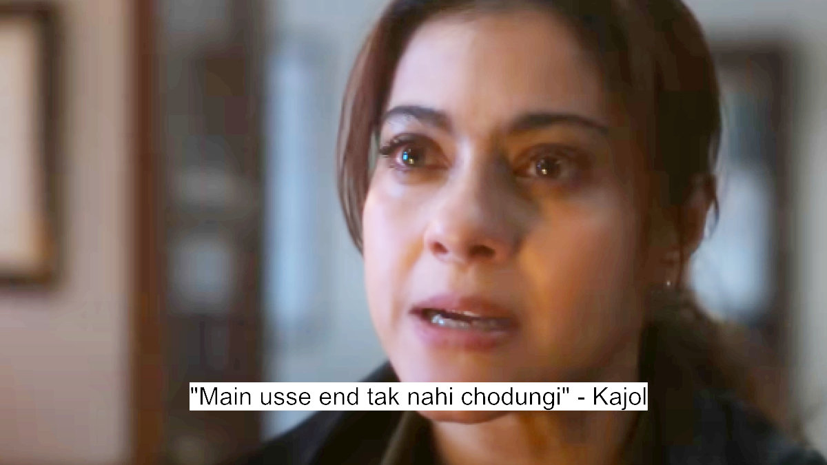 Main usse end tak nahi chodungi - Kajol