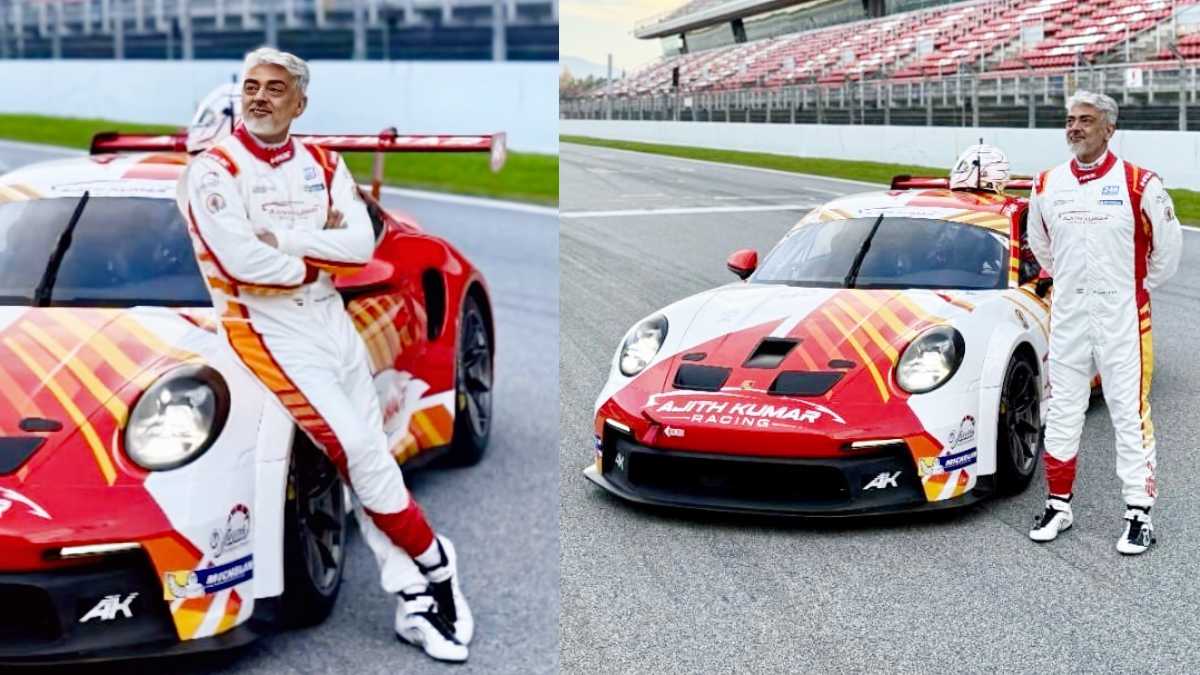 Ajith Kumar flaunts his sports car racer F1 circuit as he makes his racing comeback