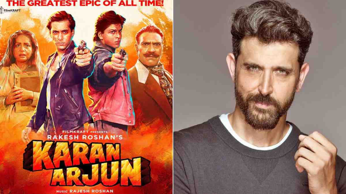 Karan Arjun trailer Hrithik Roshan pays tribute to Shah Rukh Khan, Salman Khan starrer with voiceover