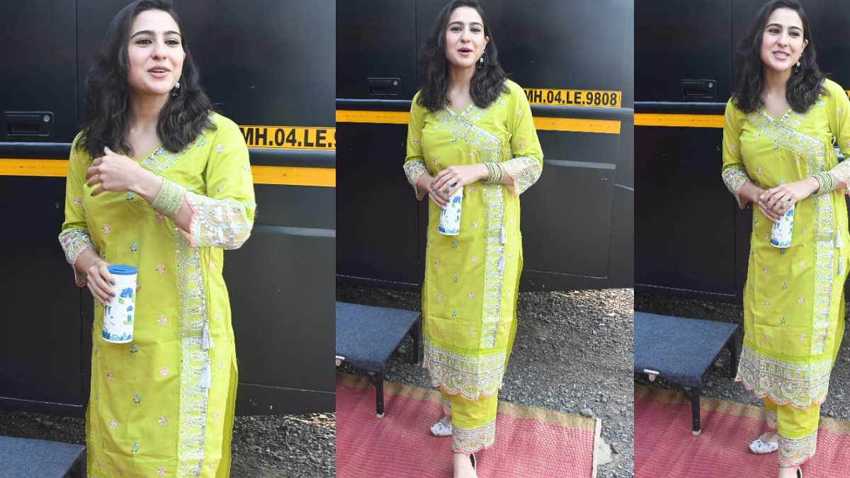 Sara Ali Khan looks Nawabi princess in yellow salwar kameez