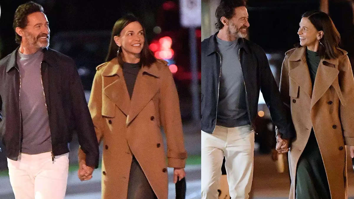 The dinner date that’s got everyone talking! Hugh Jackman and Sutton Foster’s night out in LA