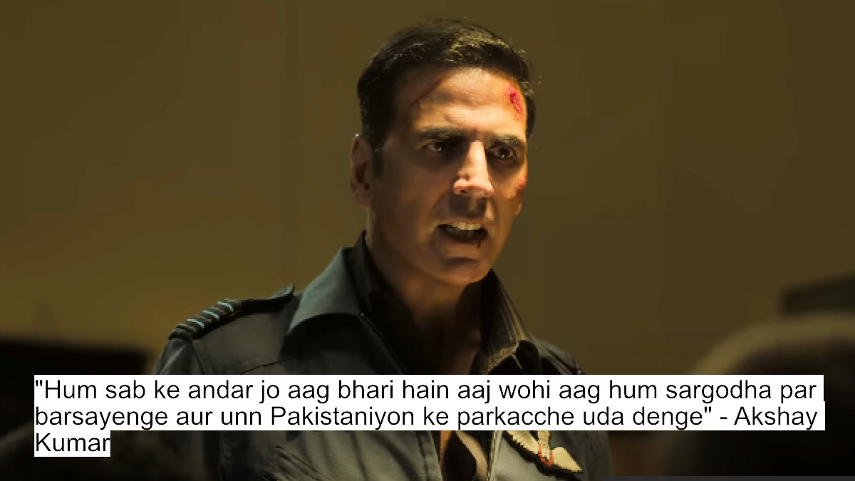 hum sab ke andar jo aag bhari hain aaj wohi aag hum sargodha par barsayenge aur unn pakistaniyon ke parkacche uda denge - akshay kumar