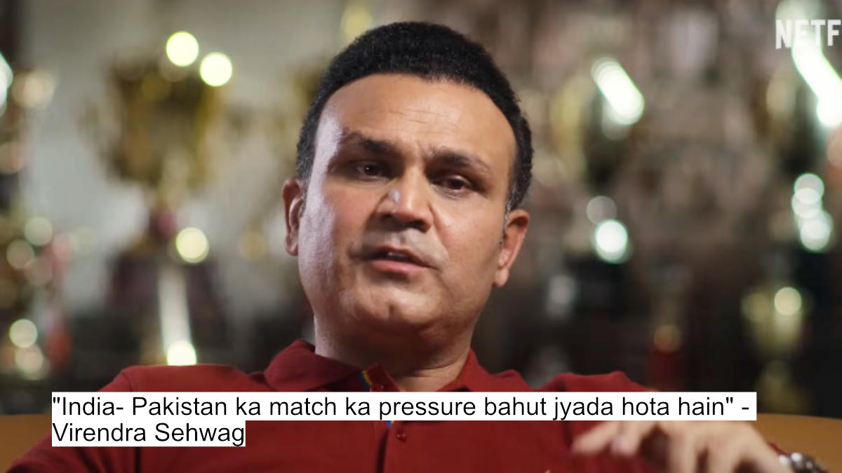 india- pakistan ka match ka pressure bahut jyada hota hain - virendra sehwag