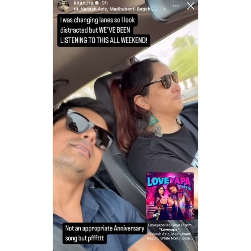 ira and husband nupurs fave song revealed