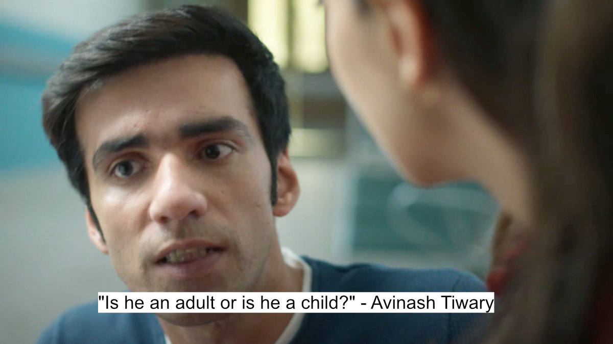 is he an adult or is he a child - avinash tiwary
