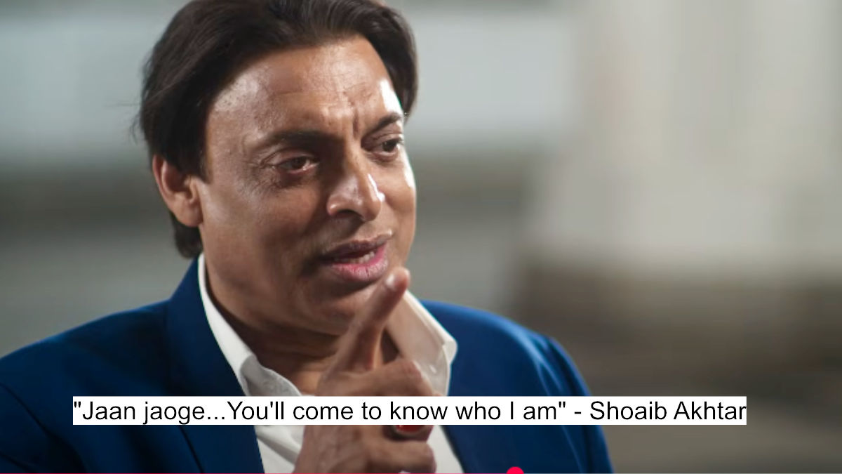 jaan jaoge...you'll come to know who i am - shoaib akhtar