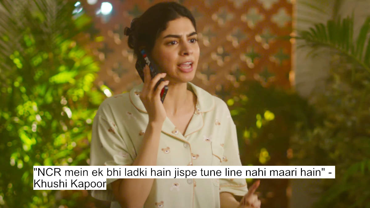 ncr mein ek bhi ladki hain jispe tune line nahi maari hain - khushi kapoor