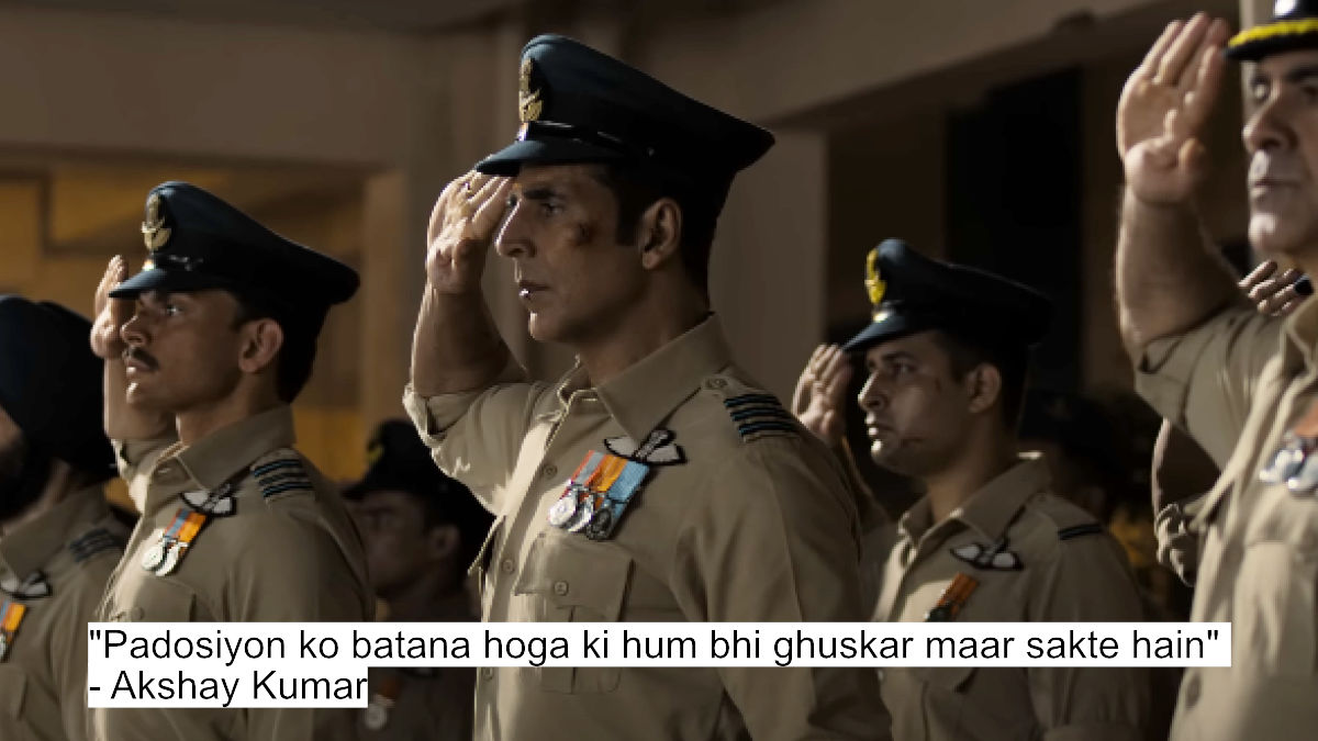 padosiyon ko batana hoga ki hum bhi ghuskar maar sakte hain - akshay kumar