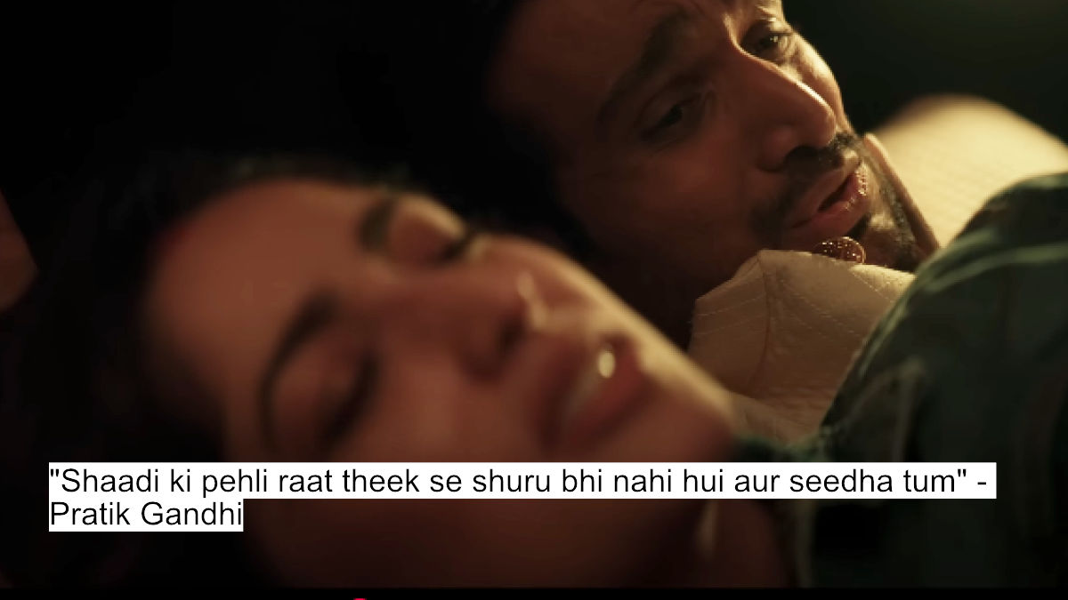 shaadi ki pehli raat theek se shuru bhi nahi hui aur seedha tum - pratik gandhi