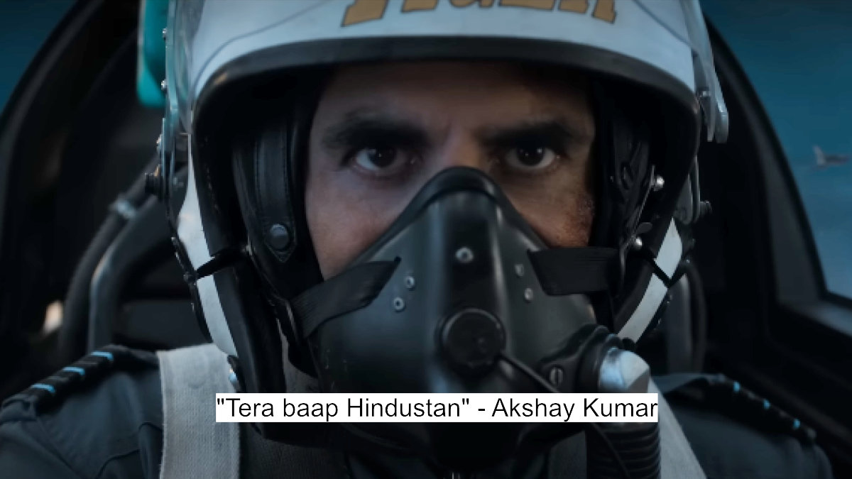 tera baap hindustan - akshay kumar