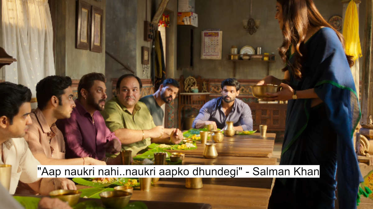 aap naukri nahi..naukri aapko dhundegi - salman khan