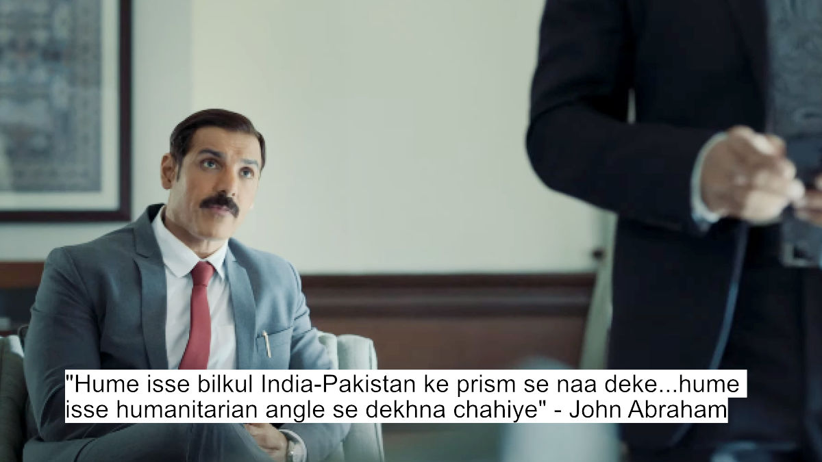 John Abraham'S The Diplomat Dialogues Promises Action, Suspense And Patriotism 4 hume isse bilkul india-pakistan ke prism se naa deke...hume isse humanitarian angle se dekhna chahiye - john abraham