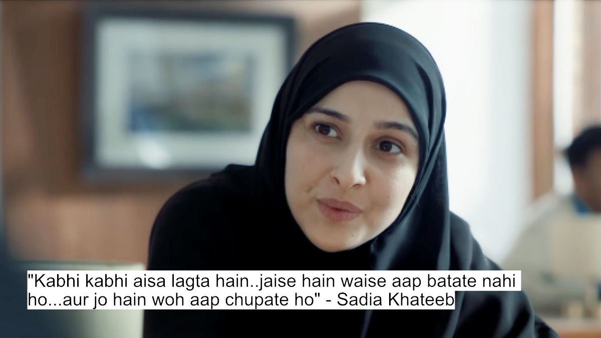 John Abraham'S The Diplomat Dialogues Promises Action, Suspense And Patriotism 6 kabhi kabhi aisa lagta hain..jaise hain waise aap batate nahi ho...aur jo hain woh aap chupate ho - sadia khateeb