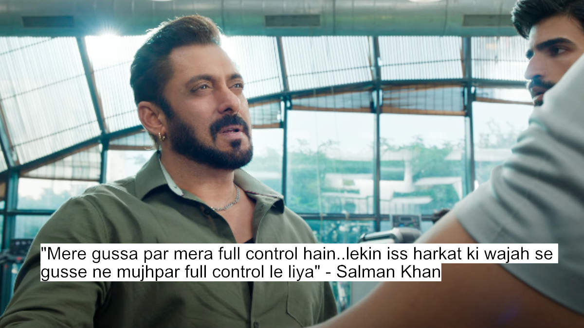 mere gussa par mera full control hain..lekin iss harkat ki wajah se gusse ne mujhpar full control le liya - salman khan