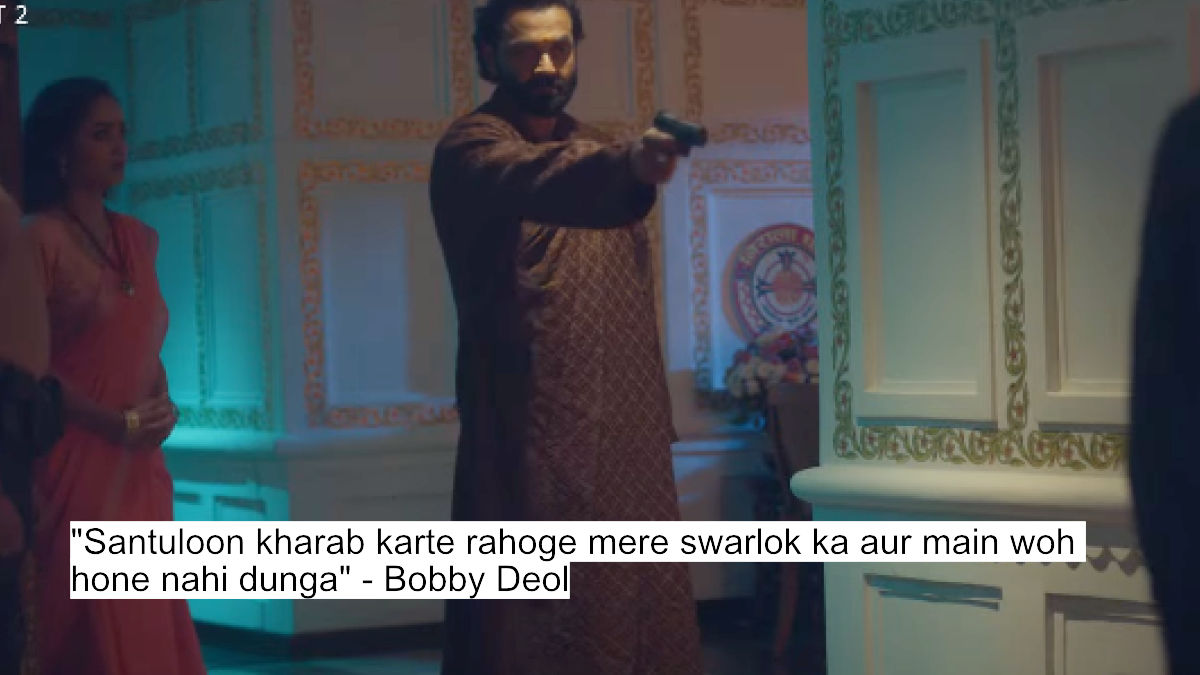 The Godman Has Spoken! Bobby Deol As Baba Nirala'S Most Iconic Dialogues From Aashram 3 9 "santuloon kharab karte rahoge mere swarlok ka aur main woh hone nahi dunga" - bobby deol