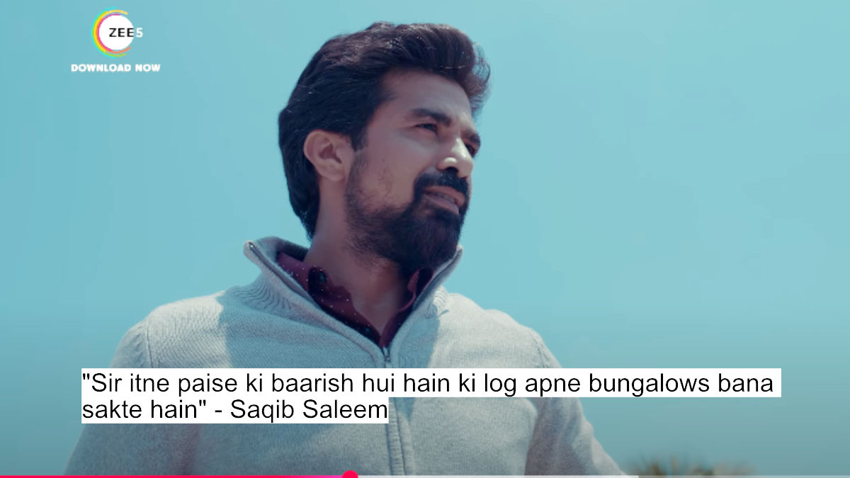 sir itne paise ki baarish hui hain ki log apne bungalows bana sakte hain - saqib saleem