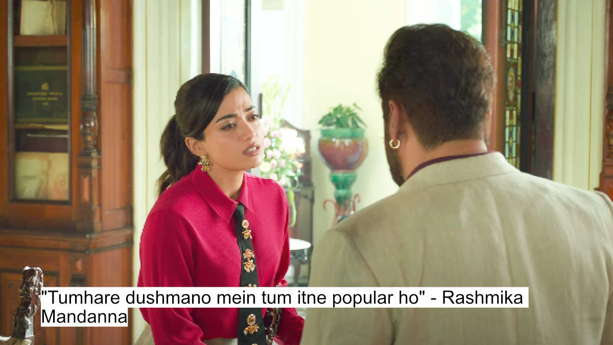 tumhare dushmano mein tum itne popular ho - rashmika mandanna