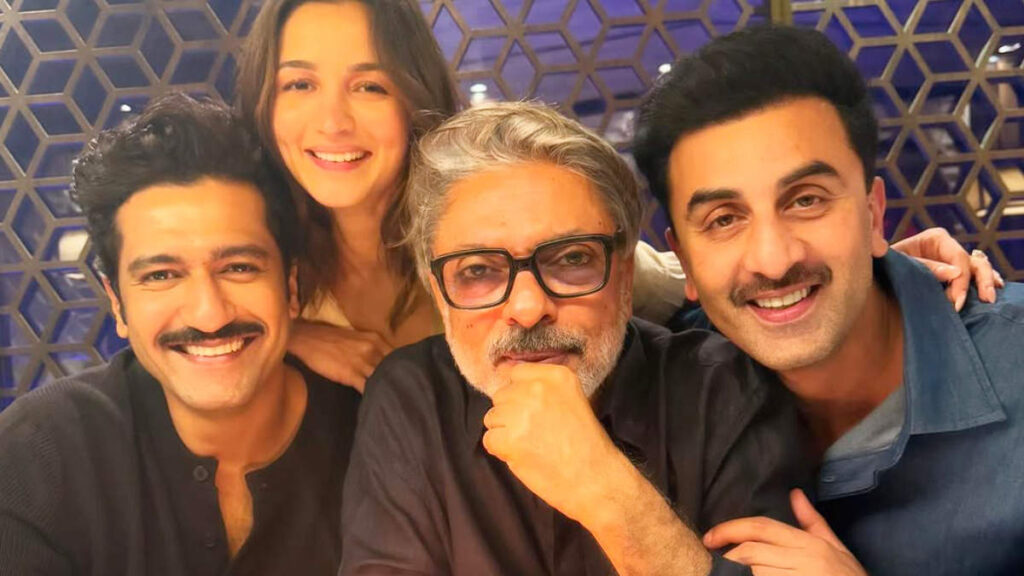 vicky kaushal, alia bhatt, sanjay leela bhansali and ranbir kapoor