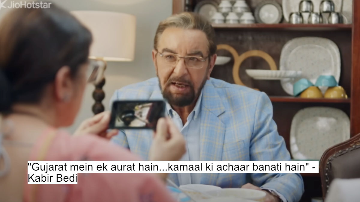 Neena Gupta Steals The Show! Aachari Baa Dialogues That Prove A Mother'S Strength 6 gujarat mein ek aurat hain...kamaal ki achaar banati hain - kabir bedi