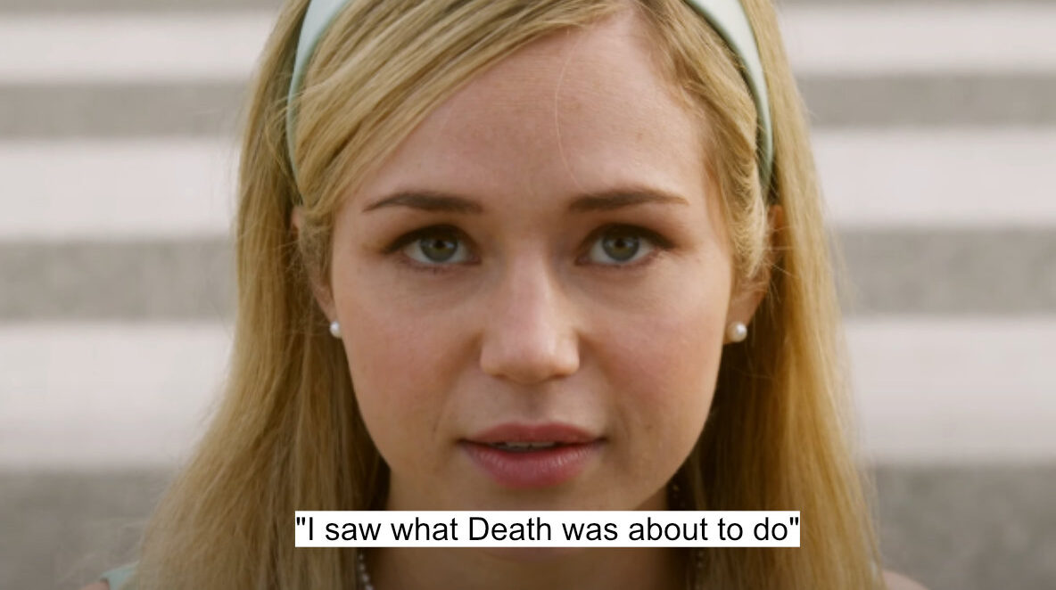 i saw what death was about to do