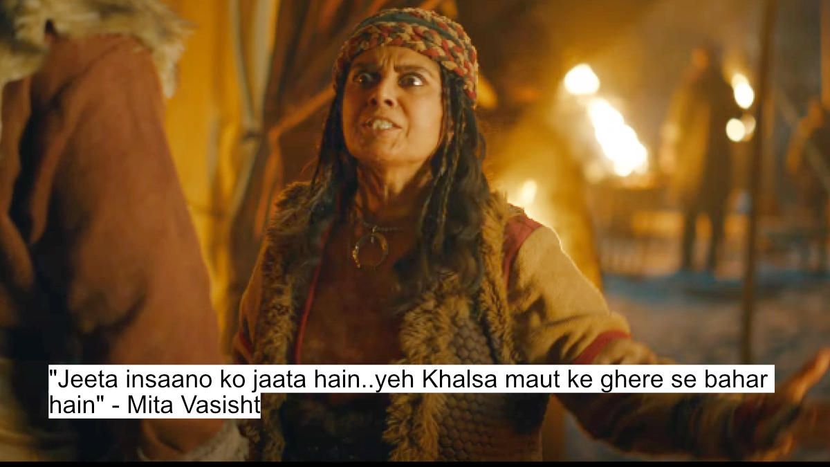 jeeta insaano ko jaata hain..yeh khalsa maut ke ghere se bahar hain - mita vasisht