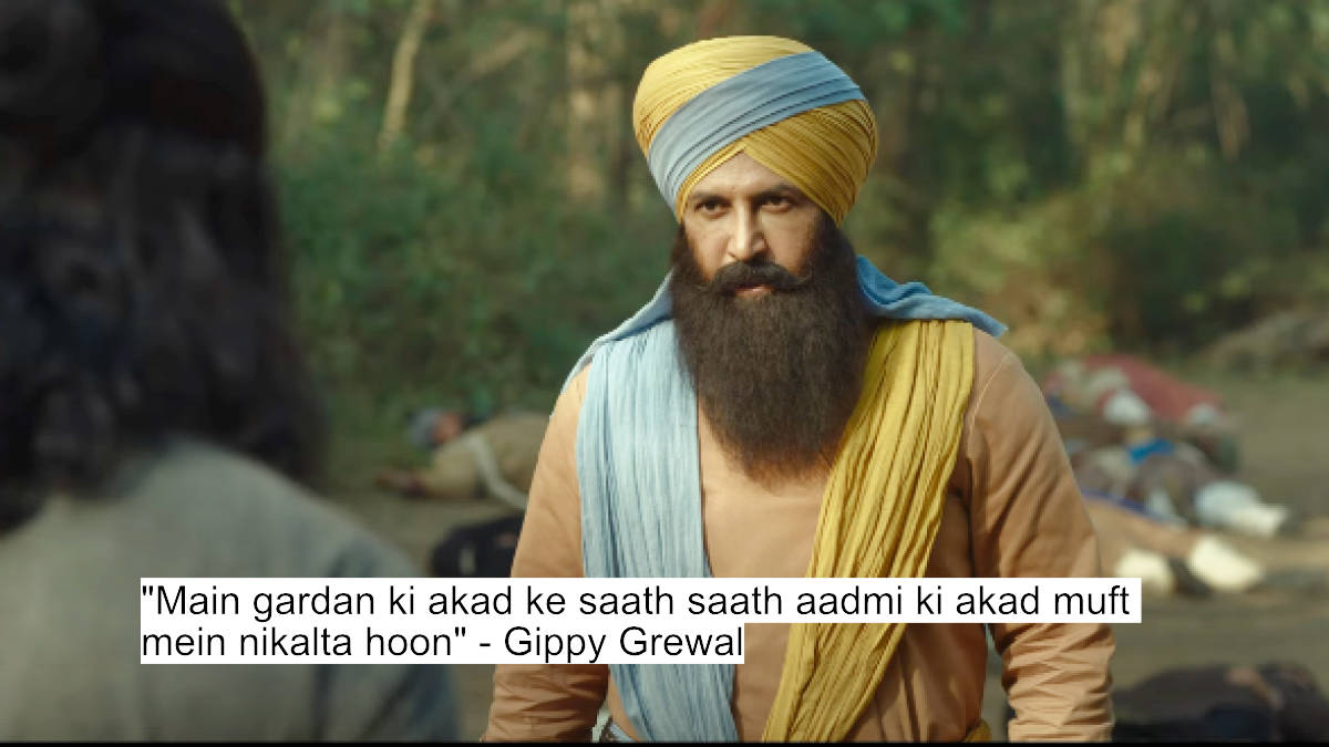 main gardan ki akad ke saath saath aadmi ki akad muft mein nikalta hoon - gippy grewal