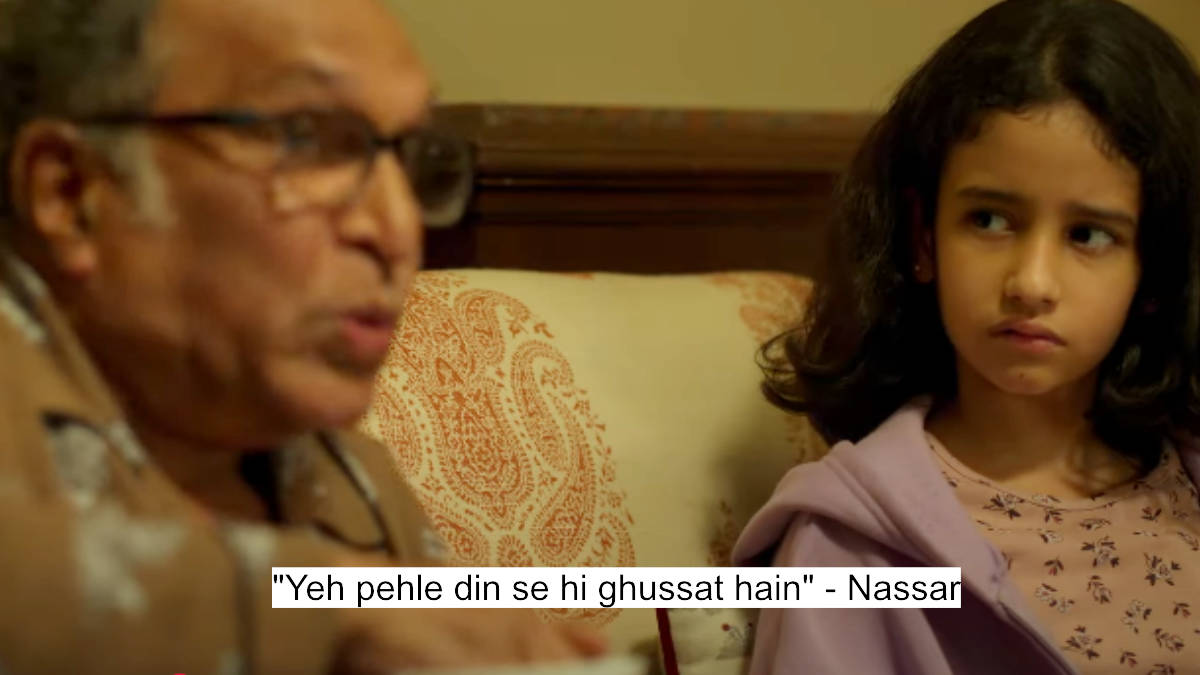 yeh pehle din se hi ghussat hain - nassar
