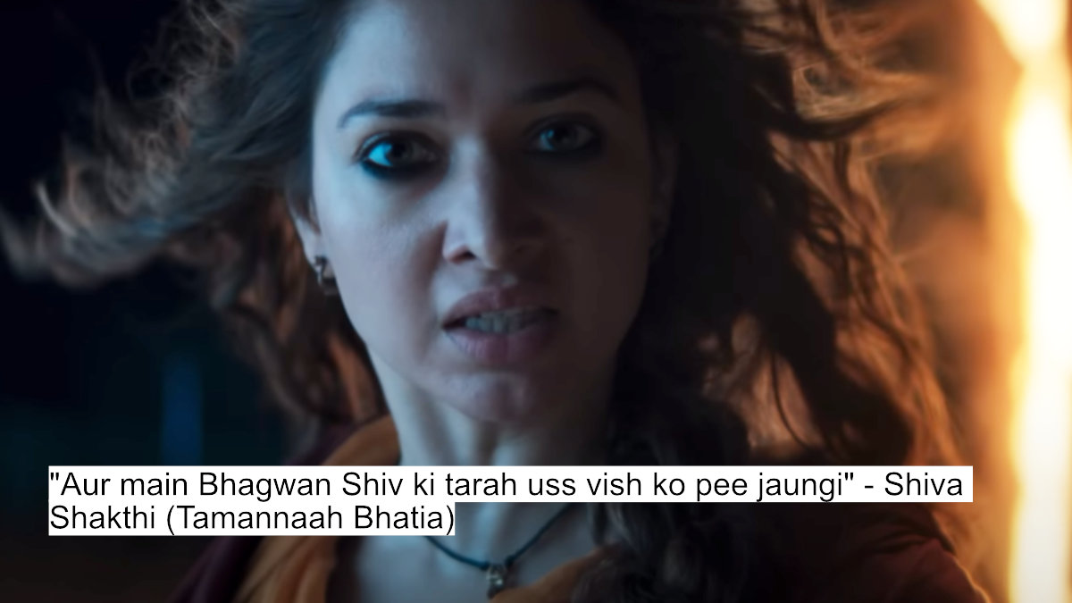aur main bhagwan shiv ki tarah uss vish ko pee jaungi - shiva shakthi tamannaah bhatia