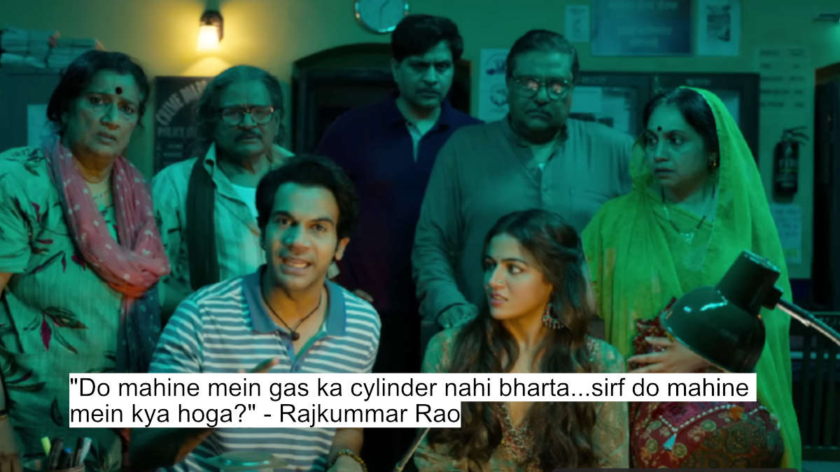 do mahine mein gas ka cylinder nahi bharta...sirf do mahine mein kya hoga - rajkummar rao