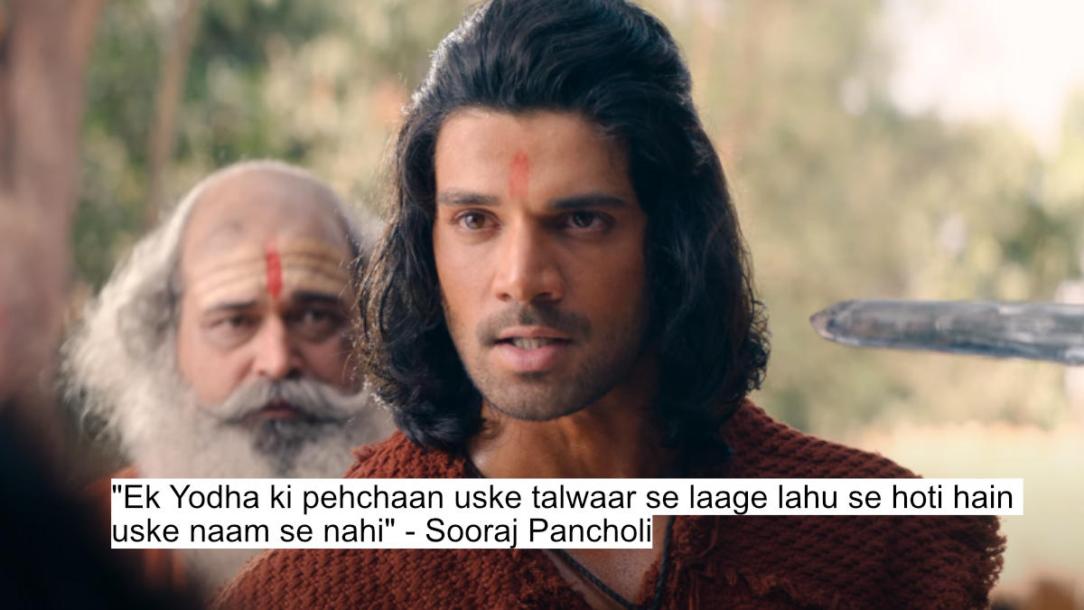ek yodha ki pehchaan uske talwaar se laage lahu se hoti hain uske naam se nahi - sooraj pancholi