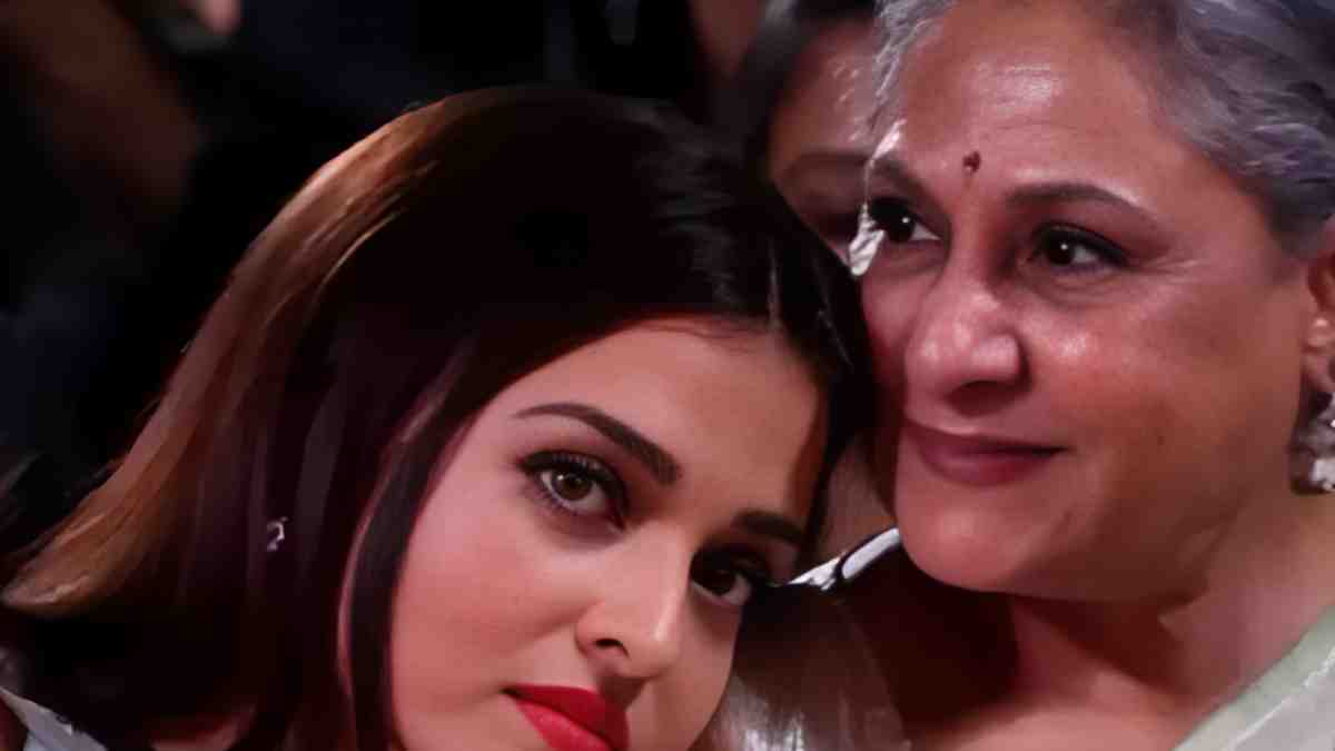 jaya bachchans warm welcome to aishwarya