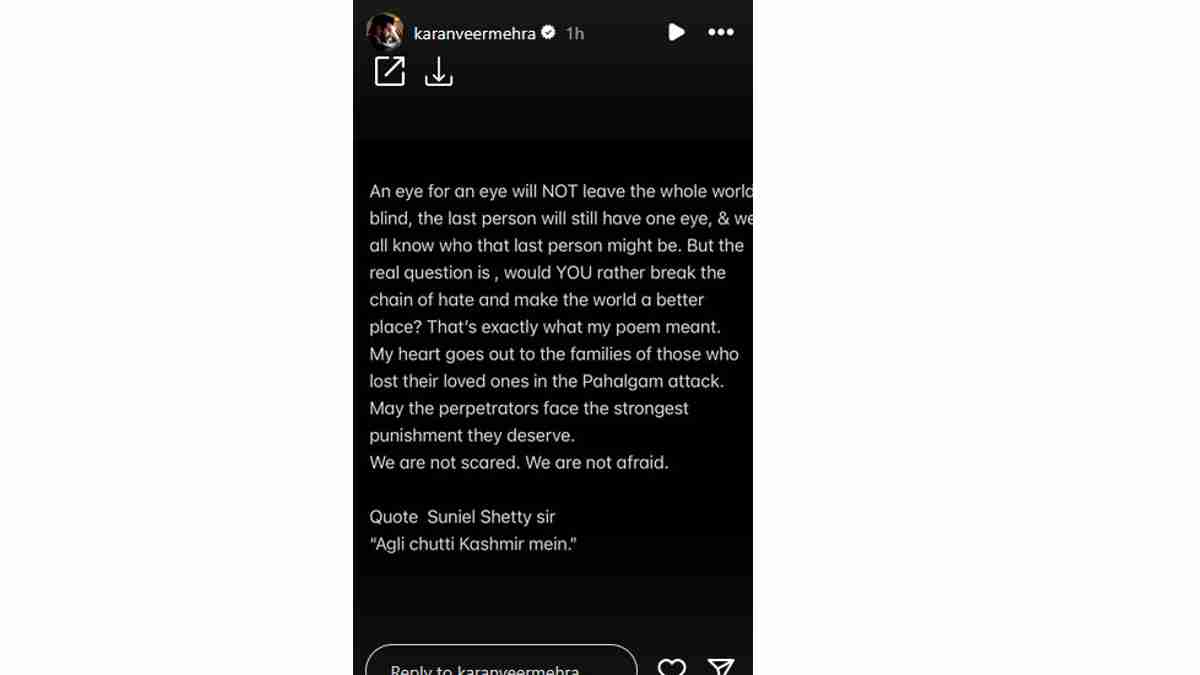 karan veer mehras powerful rebuttal