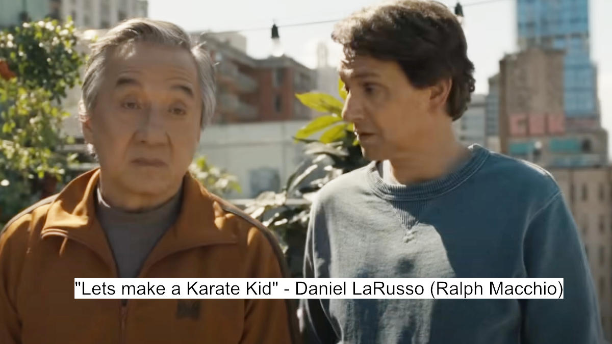 lets make a karate kid - daniel larusso (ralph macchio)
