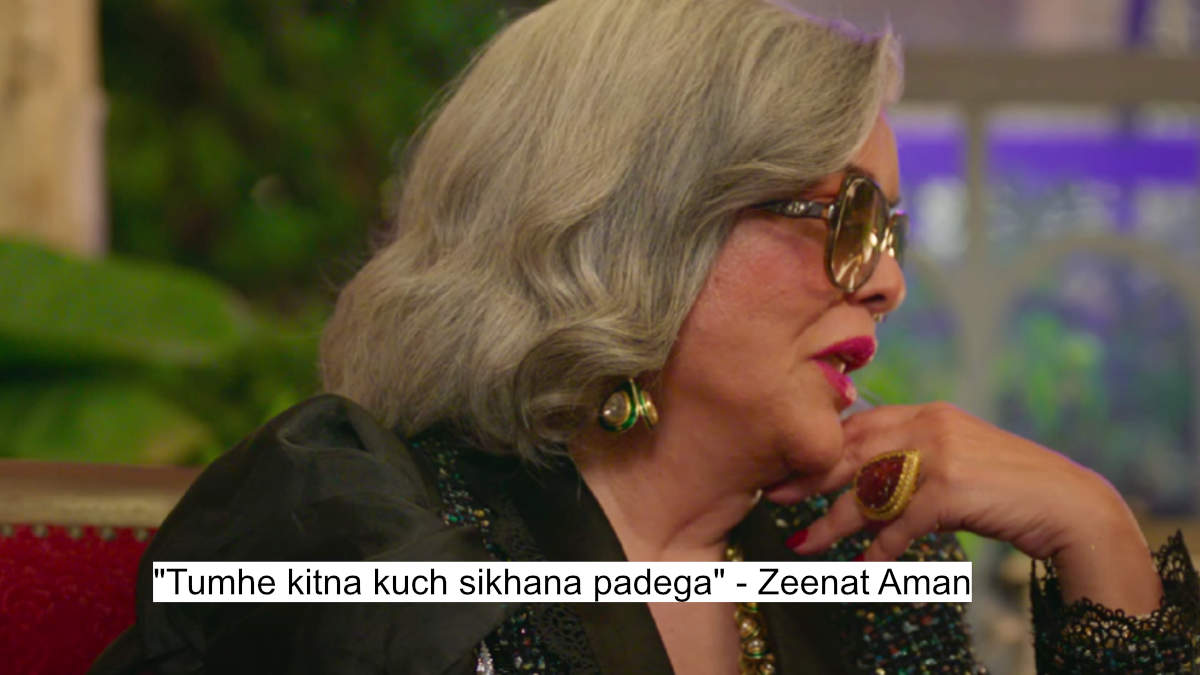 "tumhe kitna kuch sikhana padega" - zeenat aman