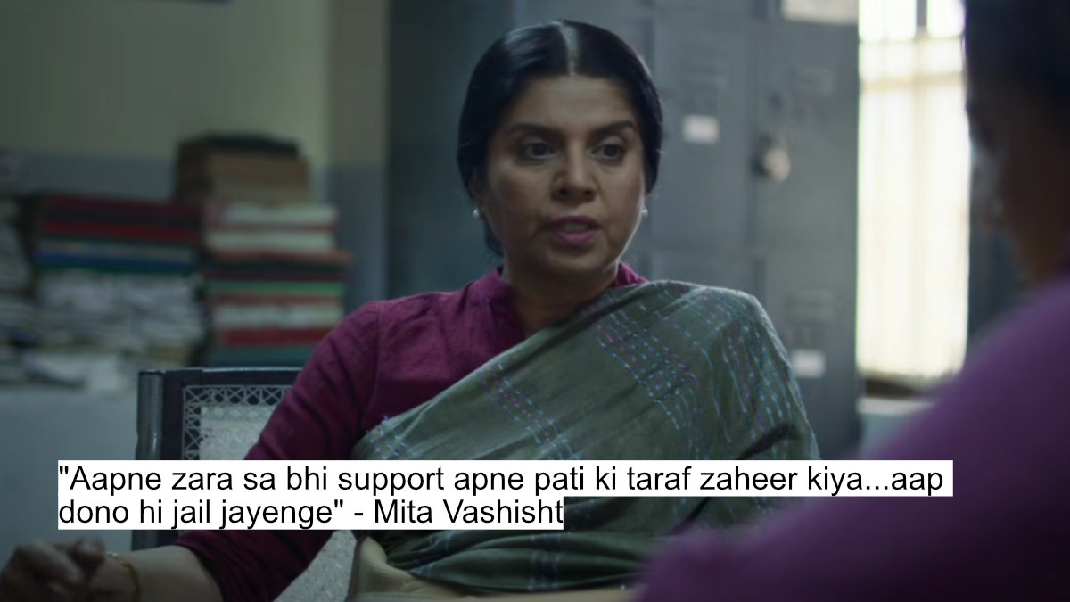 Pankaj Tripathi As Madhav Mishra Slams The Truth With Brutal Dialogues In Criminal Justice - A Family Matter 9 "aapne zara sa bhi support apne pati ki taraf zaheer kiya...aap dono hi jail jayenge" - mita vashisht