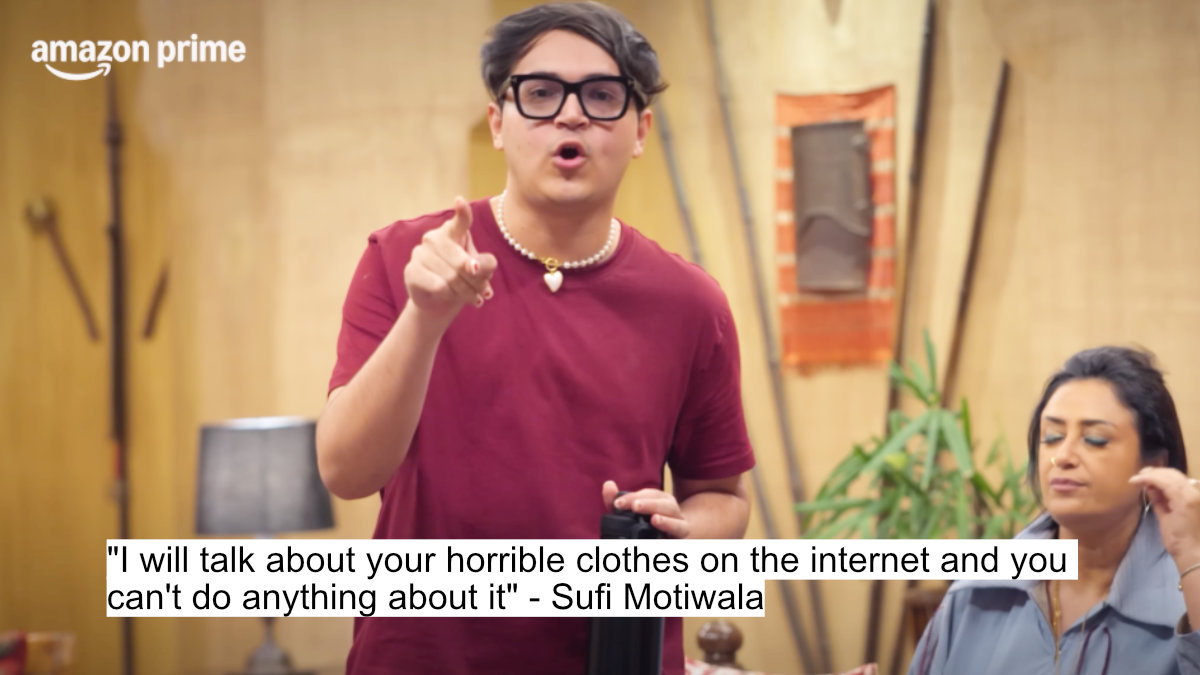 "i will talk about your horrible clothes on the internet and you can