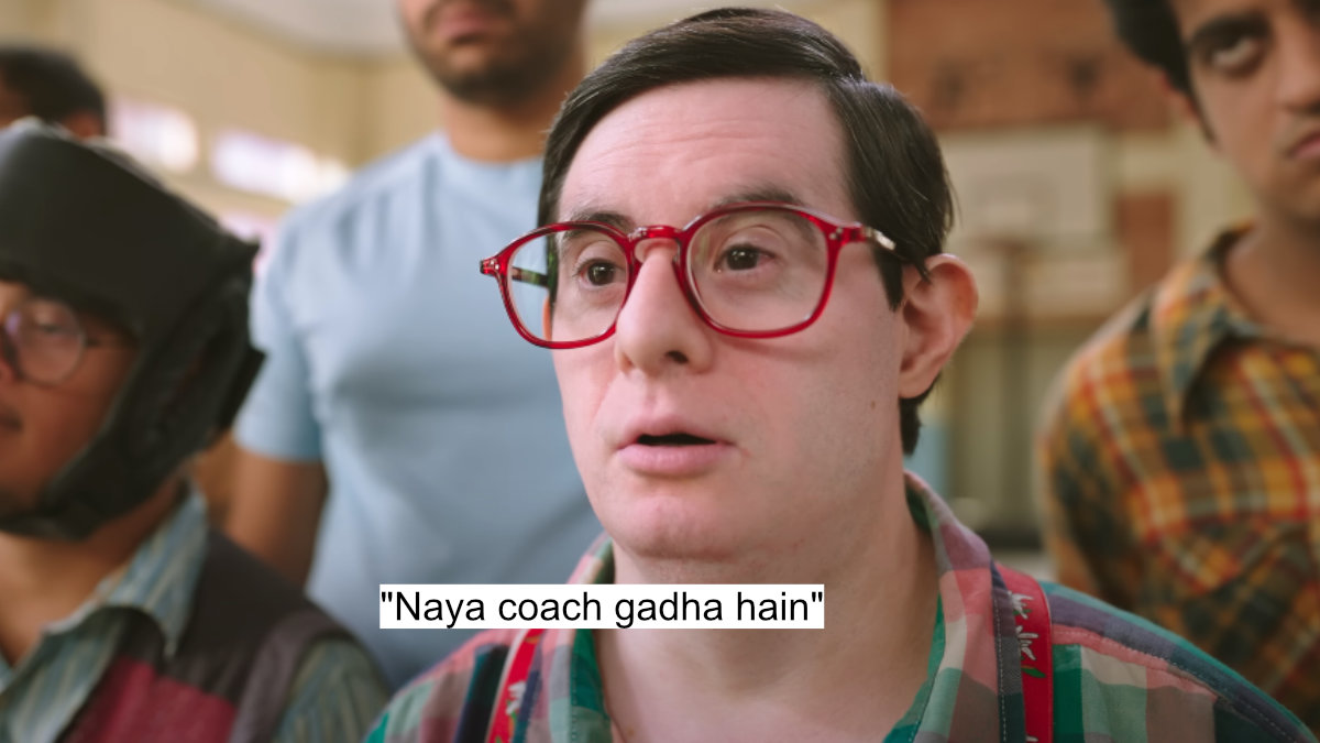 "naya coach gadha hain"