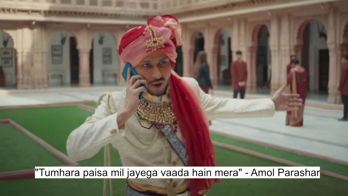 "tumhara paisa mil jayega vaada hain mera" - amol parashar
