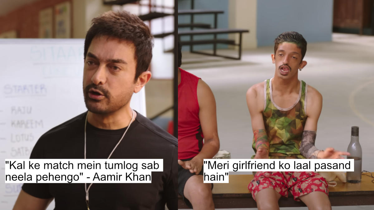 "kal ke match mein tumlog sab neela pehengo" - aamir khan